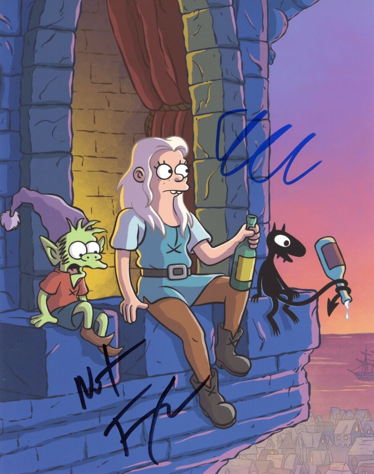 NAT FAXON & ERIC ANDRE Authentic Hand-Signed DISENCHANTMENT