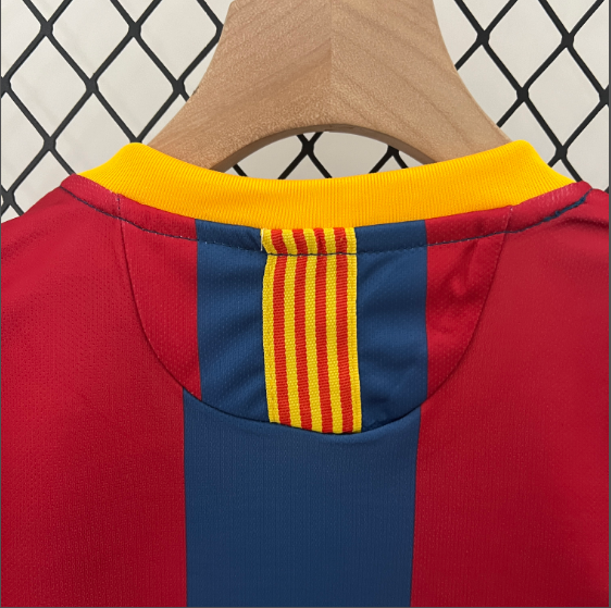 Retro 10/11 Barcelona Home Kids Kit Football Jersey Thai Quality