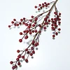 Red Winterberry Cranberry Artificial Flower Plant Chinese New Year Christmas Decor