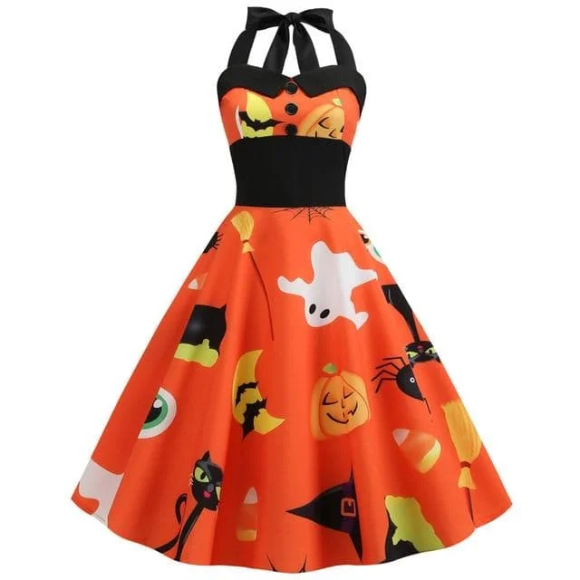 Halter Halloween Dress SP14236