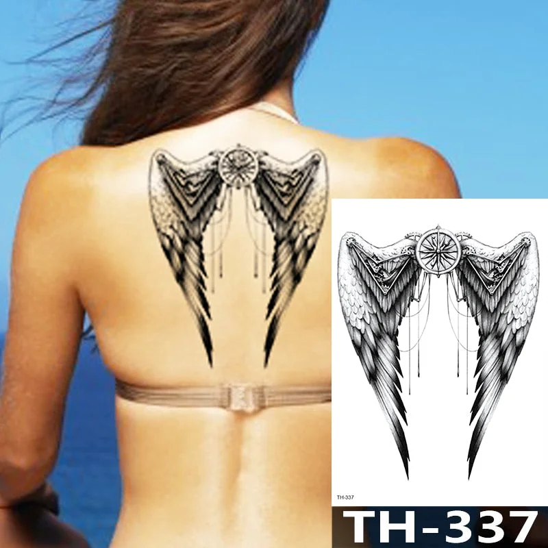 Waterproof Temporary Tattoo Sticker Animal Leopard Flash Tattoos Wolf Rose Flower Body Art Arm Fake Tatoo Women Men