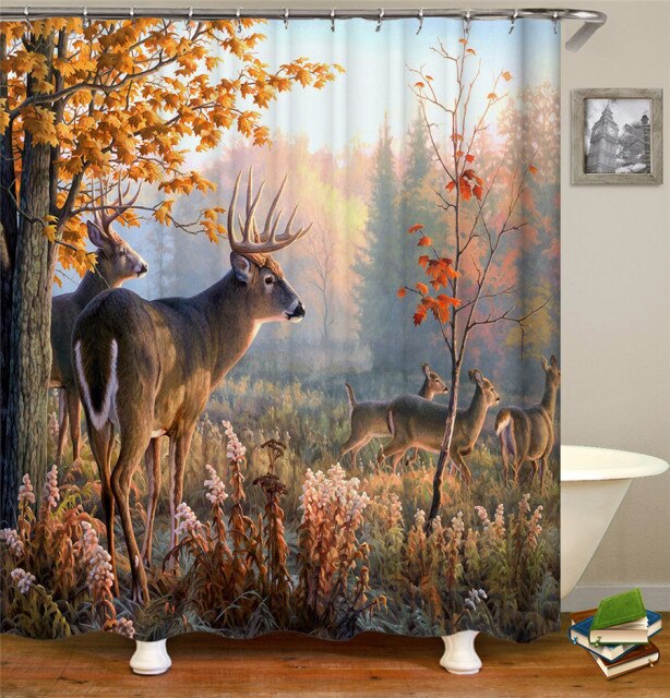 

Shower Curtain – Nature Forest-180*180cm, 501 Original
