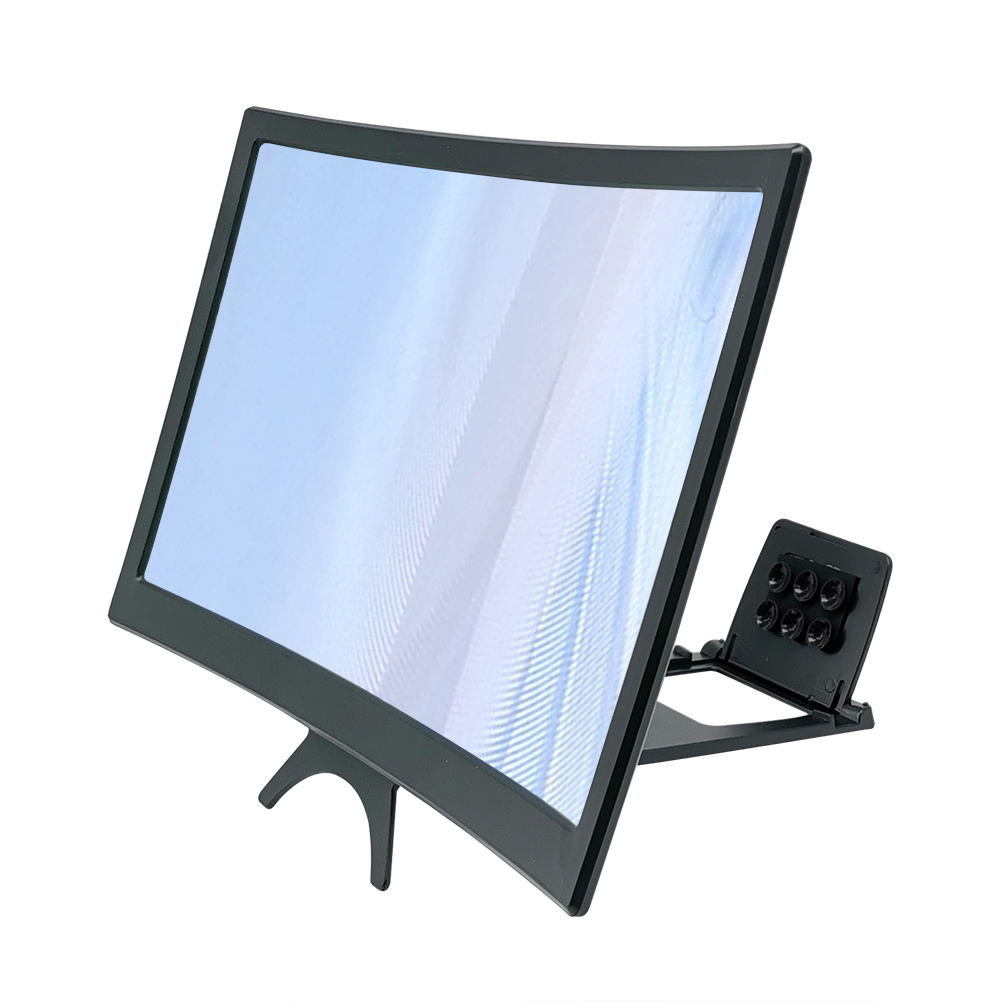

L6 12 inch Curved Phone Screen Magnifier HD Amplifier with Phone Stand, 501 Original