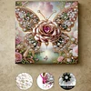 DIY Pearl Painting Butterfly for Home Wall Decor with Frame(25x25cm)