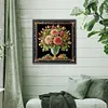 (Multi-Style)Dark Color Vase-Partial Special Shaped Diamond Painting 30*30CM