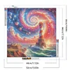 (50*50cm)Lighthouse - Full Round Drill Diamond Painting