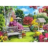 Cross Stitch - 11CT Stamped 3 Strands - Garden Scenery 50*40cm
