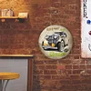 Car - Round Wooden Signs - 30*30cm