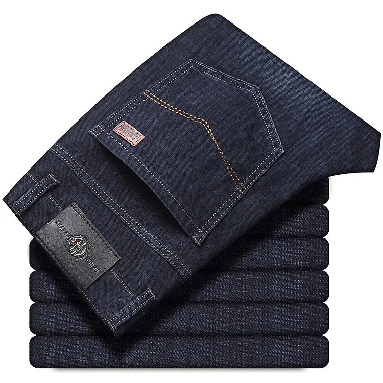 Men's Stretch Straight-Fit Jeansï¼50% OFFï¼
