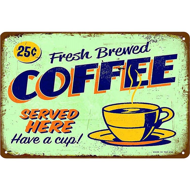 Coffee - Vintage Tin Signs/Wooden Signs - 20*30cm/30*40cm