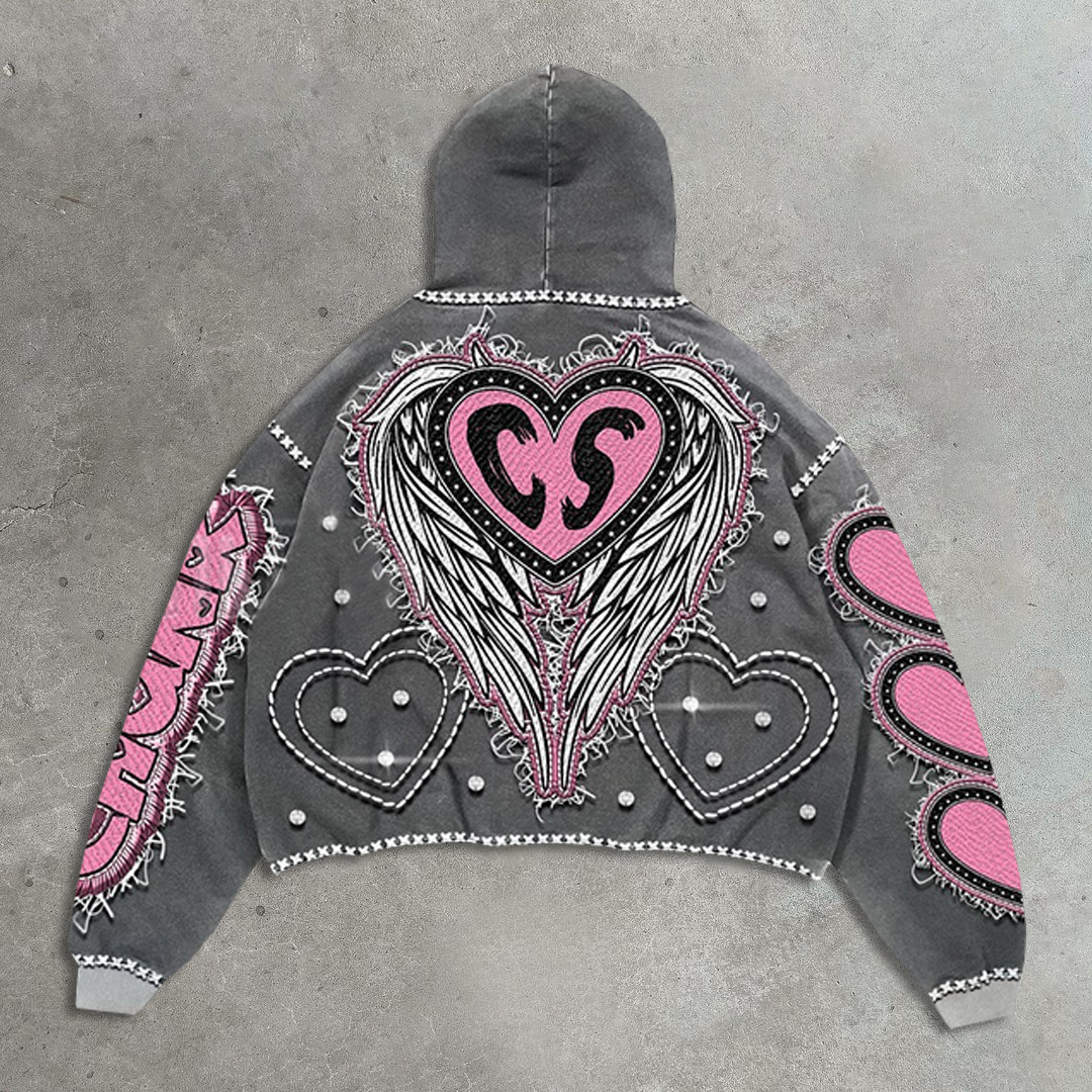 Angel Love Casual Street Hoodie
