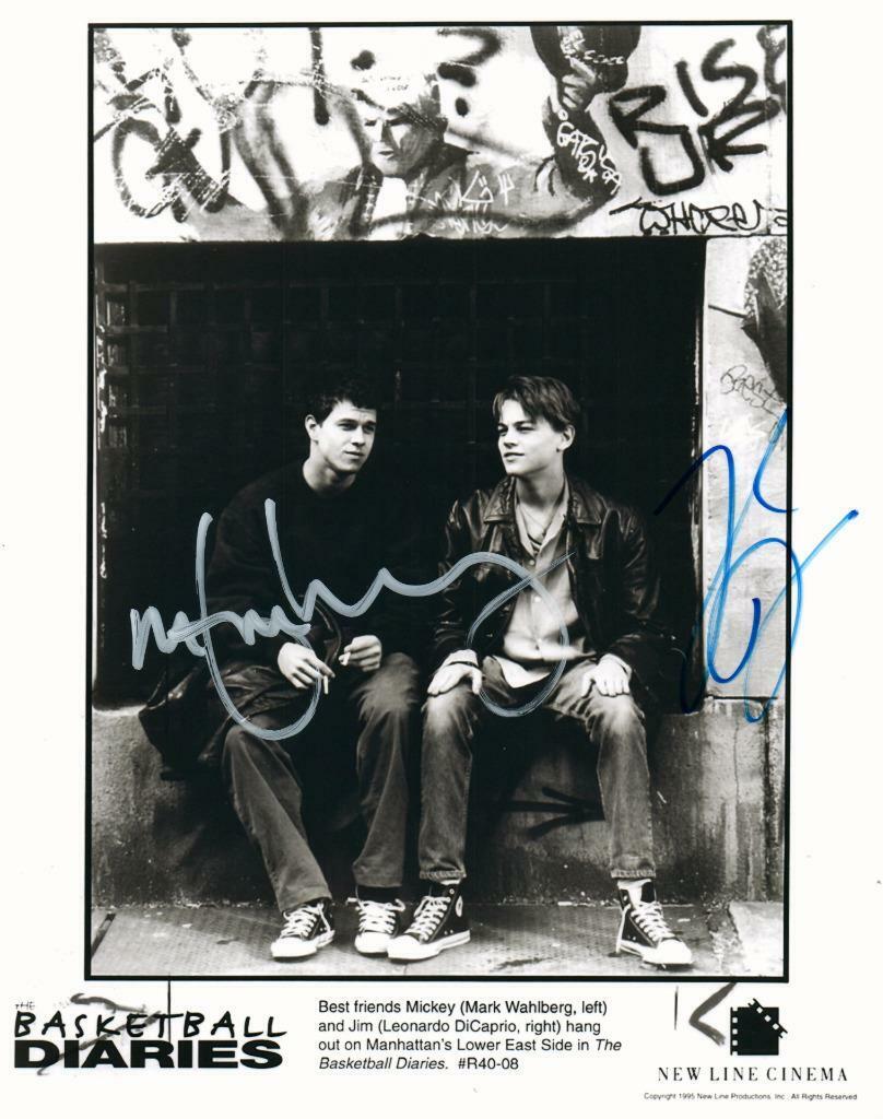 Mark Wahlberg Leonardo DiCaprio 8x10 Autographed signed Photo Poster painting Picture and COA