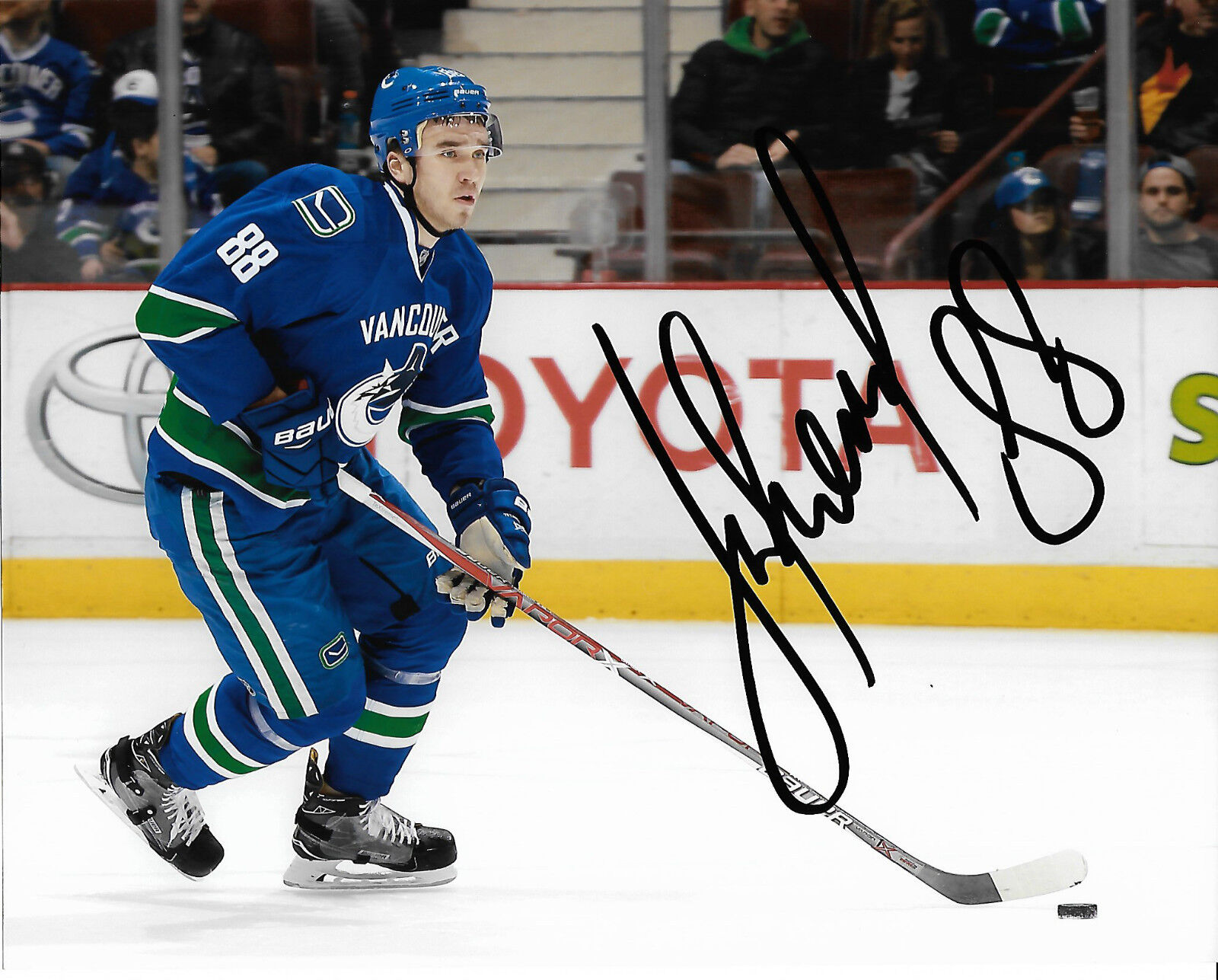 Vancouver Canucks Nikita Tryamkin Autographed Signed 8x10 NHL Photo Poster painting COA E