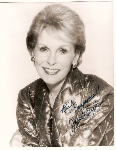 Janet Leigh signed Photo Poster painting