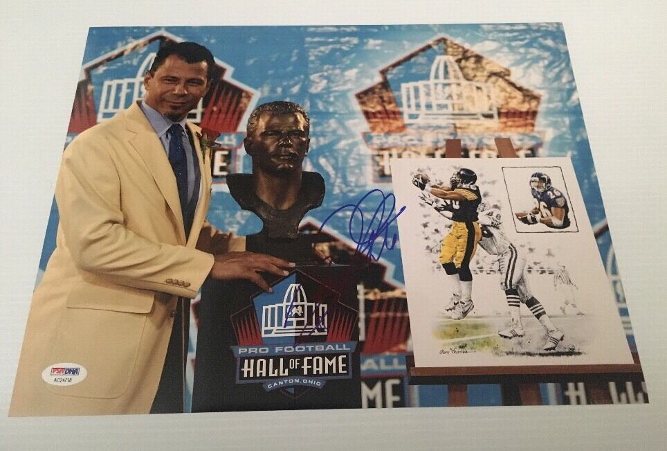 Rod Woodson Signed Autographed 11x14 Photo Poster painting Steelers Raiders HOF PSA/DNA COA