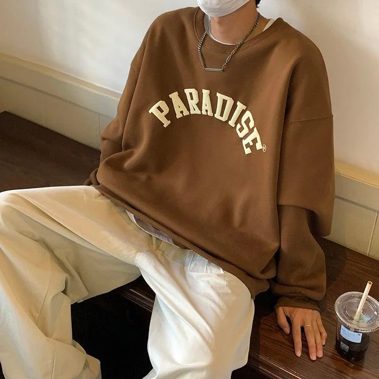 Brownm Boy Paradise Oversized Sweatshirt