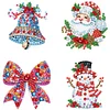 4Pcs DIY Christmas Diamond Painting Brooch Badge Pins