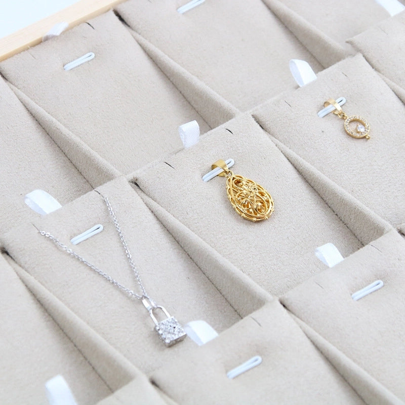 New Products In Stock Log Jewelry Display Tray Fashion Ring Necklace Brace Lace Bracelet Pendant Stand Jewelry Rack Props