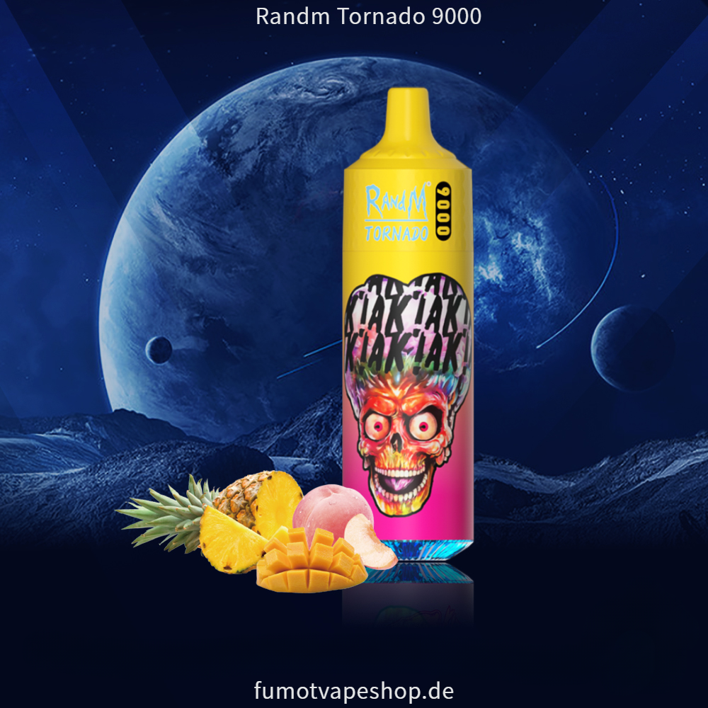 Randm Tornado 9000 Pfirsich-Mango-Ananas  fumotvapeshop