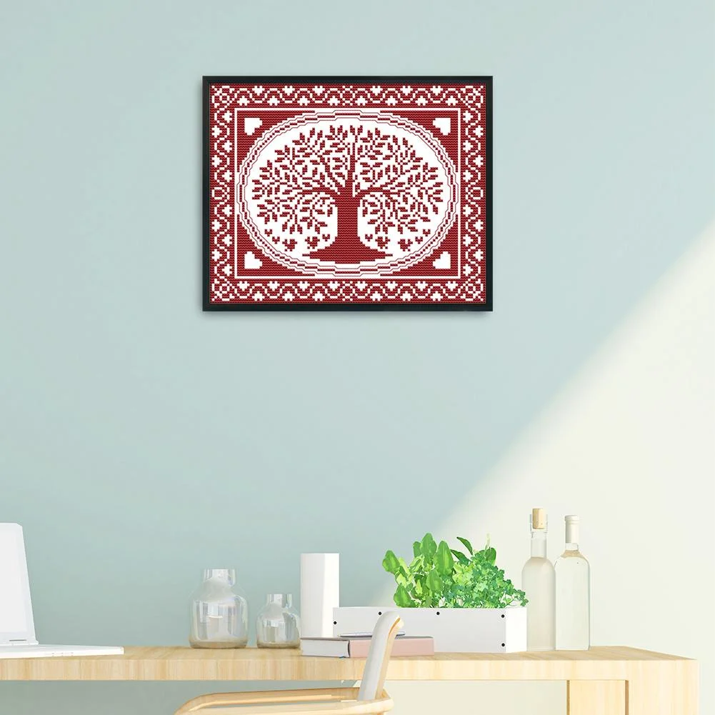 14ct Stamped Cross Stitch - Tree(28*21cm)