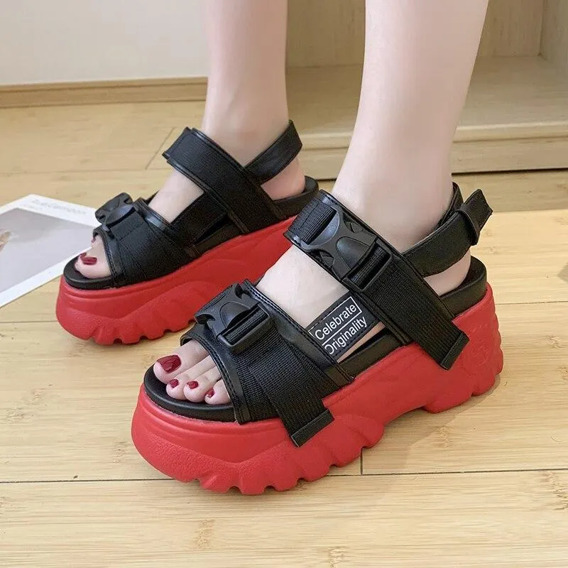 Summer Casual Sandals Women Ladies Platform Beach Shoes Fashion Platform Sandals Chunky Sandals For Women Sandalias de Mujer
