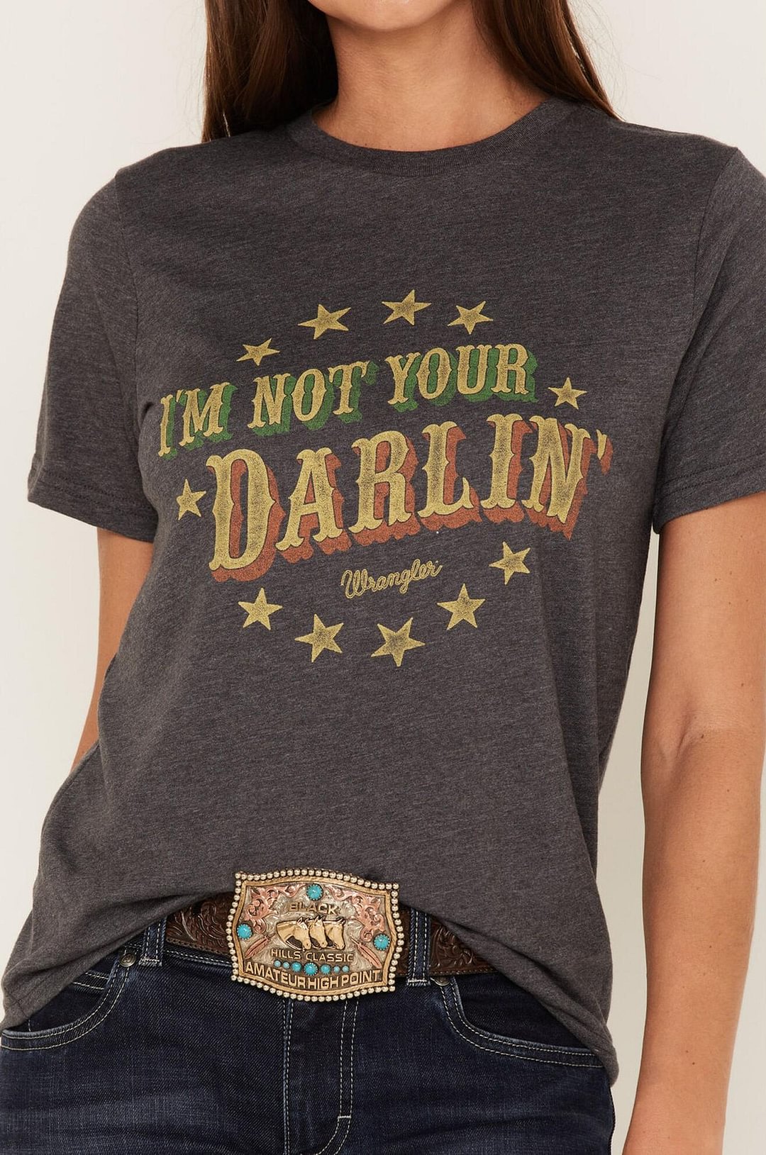 Women's I'm Not Your Darlin' Star Logo Graphic T-Shirt