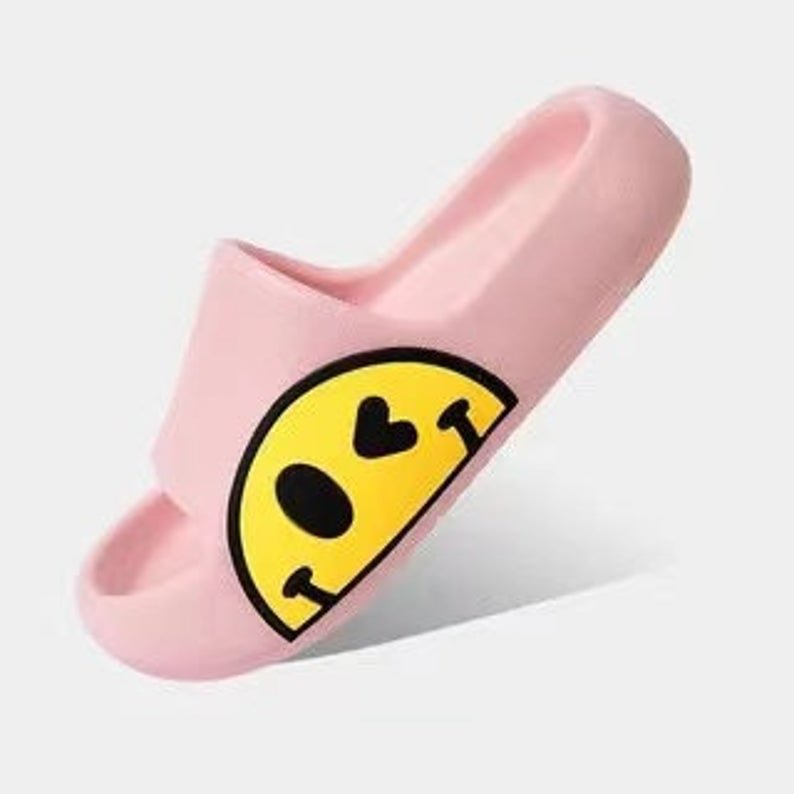 smiley face slippers amazon