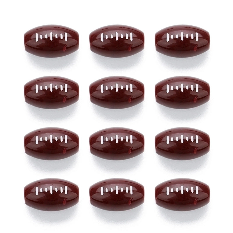 Sports Basketball Football Arylic Plating Jewelry Accessories 50 Pieces