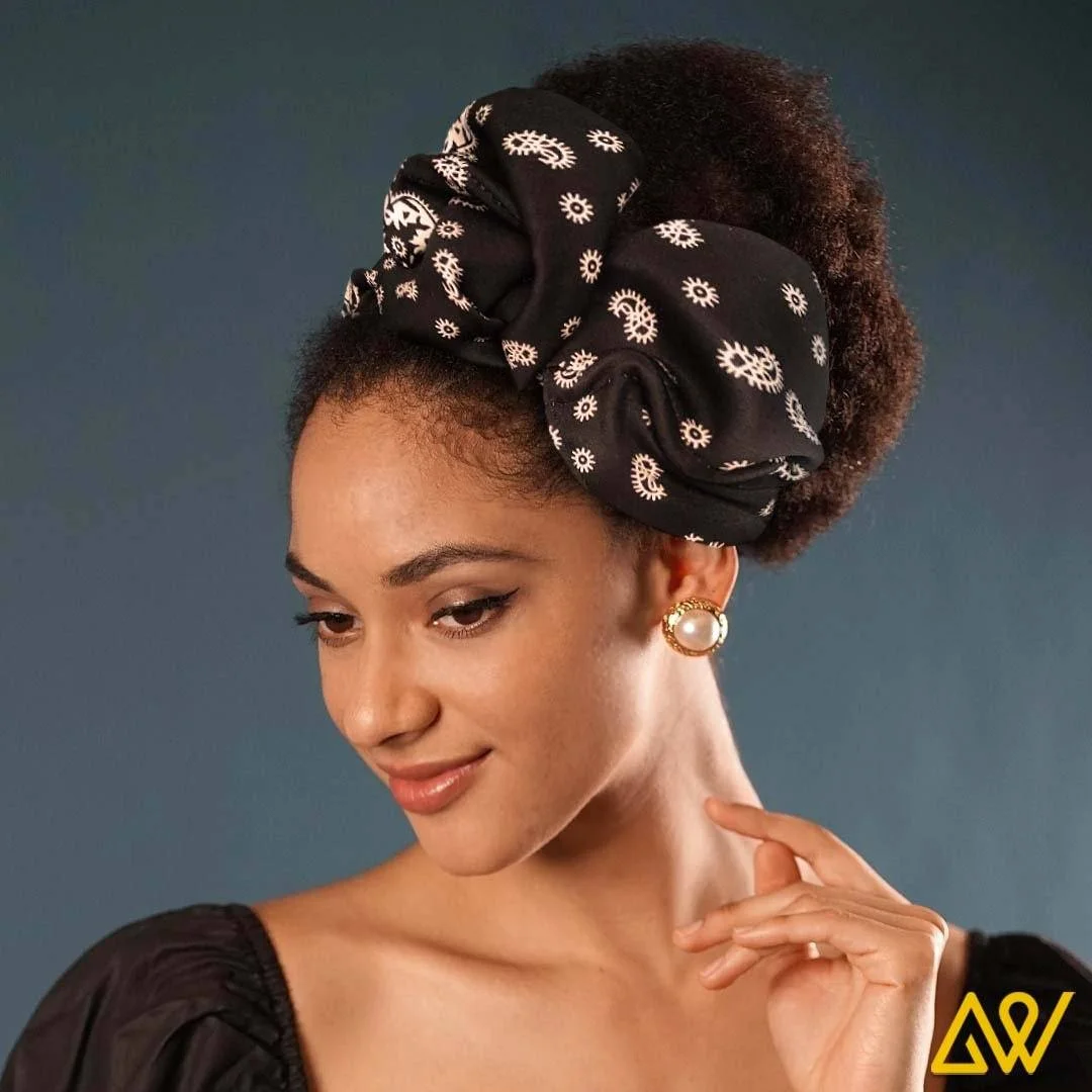 Reversible Satin-lined Headband (Sailor)-AW2158