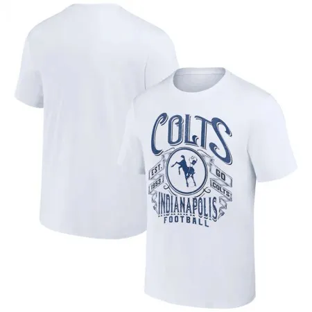 Men's Indianapolis Colts White x Darius Rucker Collection Vintage Football T-Shirt