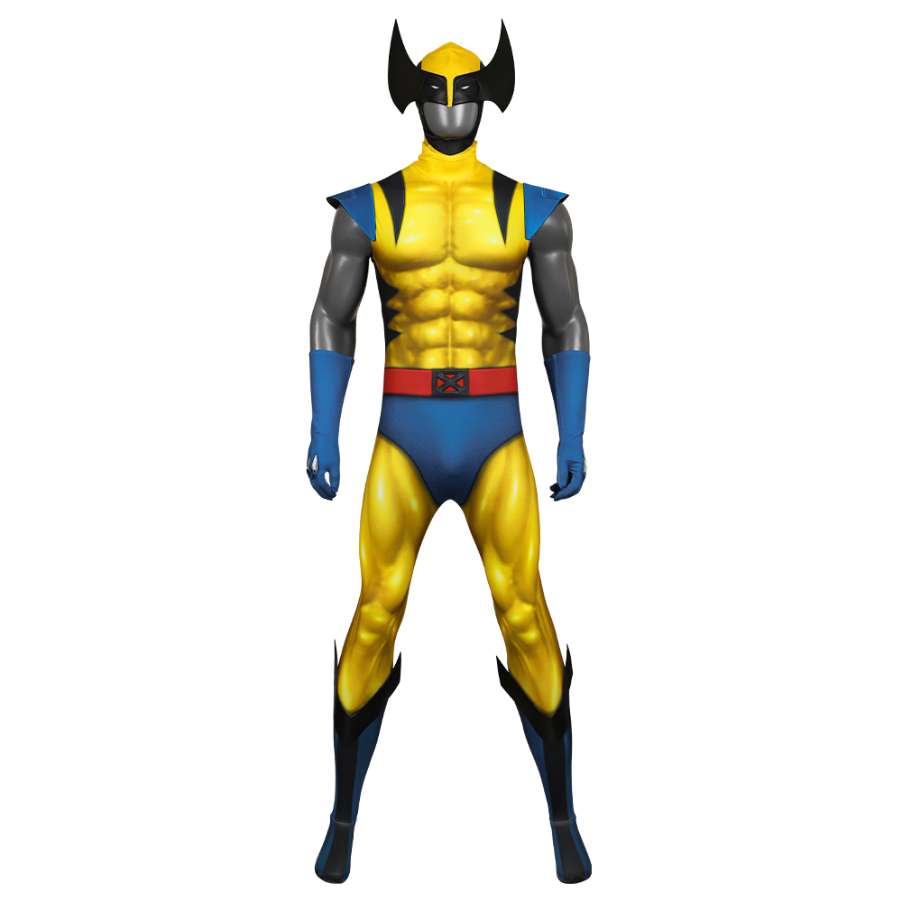 X Men 97  Wolverine James Logan Howlett Jumpsuit Cosplay Costume