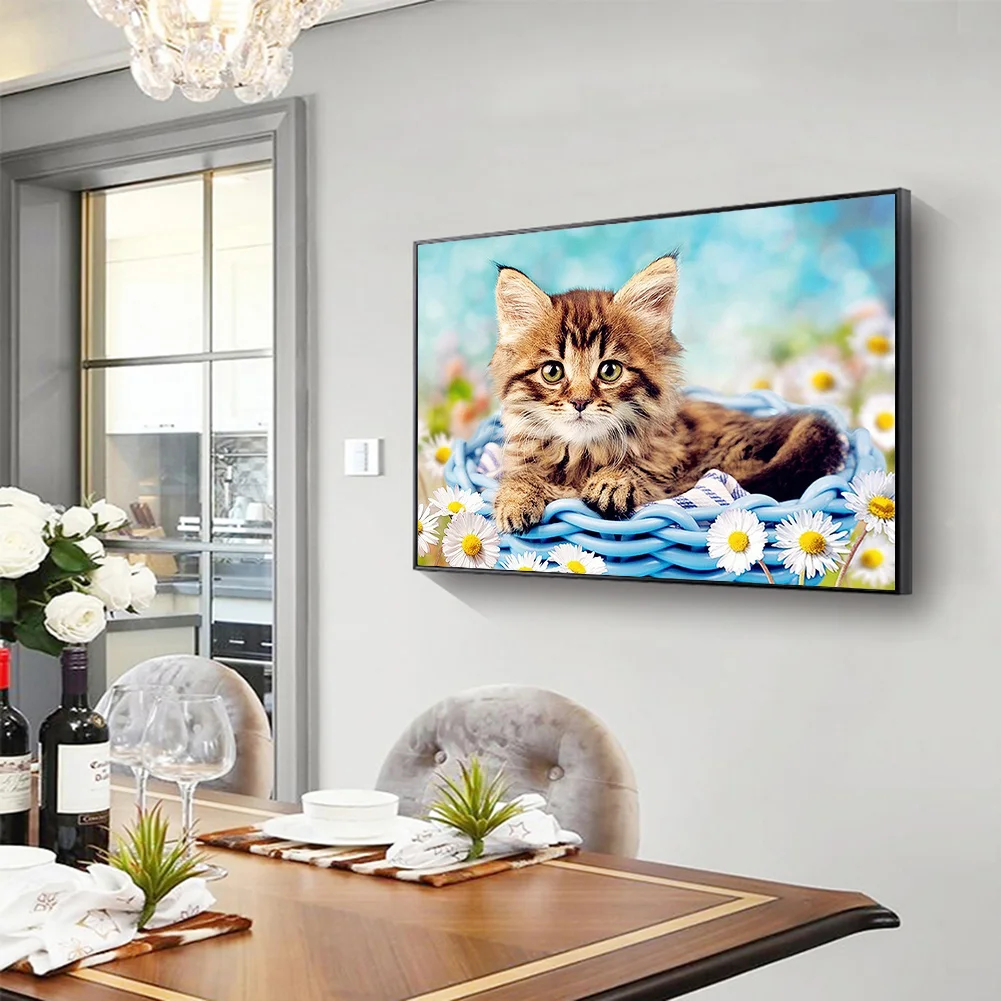 Diamond Painting - Full Square Drill - Cat(20*30 - 50*70cm)