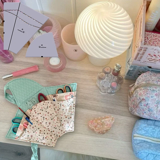 Cute Scissors Organiser Template Set - With Instructions