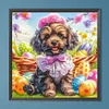Diamond Painting -DIY Full Round Drill Easter Egg Animals(40*40CM）