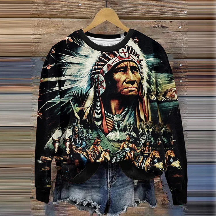 Vintage Sheik Pattern Women'S Sweatshir