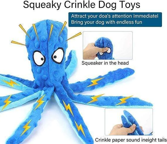 Octopus Squeaky Toy