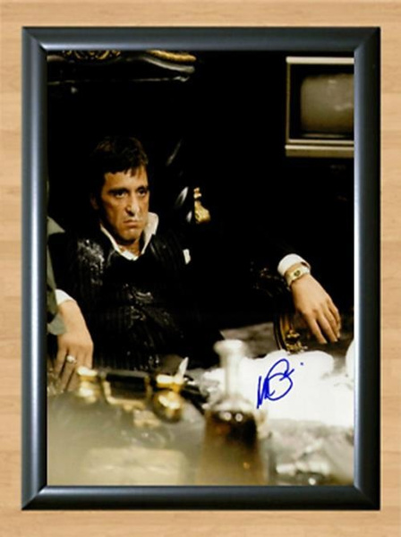 Al Pacino Scarface Tony Montana Signed Autographed Photo Poster painting Poster Print Memorabilia A4 Size