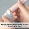 Mini polisseuse à ongles électrique cinq en un avec lumière