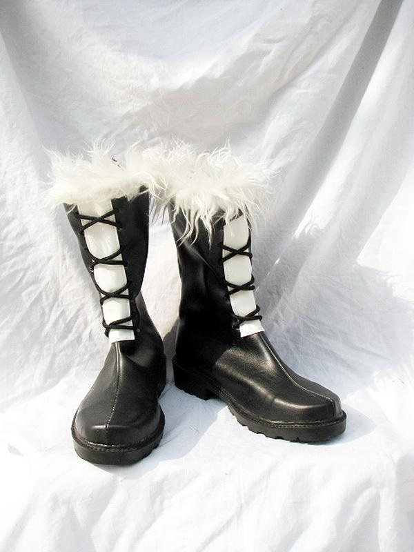 D Gray Man Cosplay Boots Shoes Black