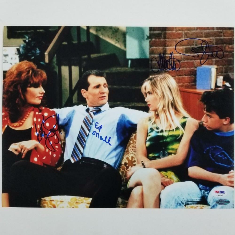 Married With Children Cast signed 11x14 Photo Poster painting #4 O'Neill Sagal Applegate A ~ PSA