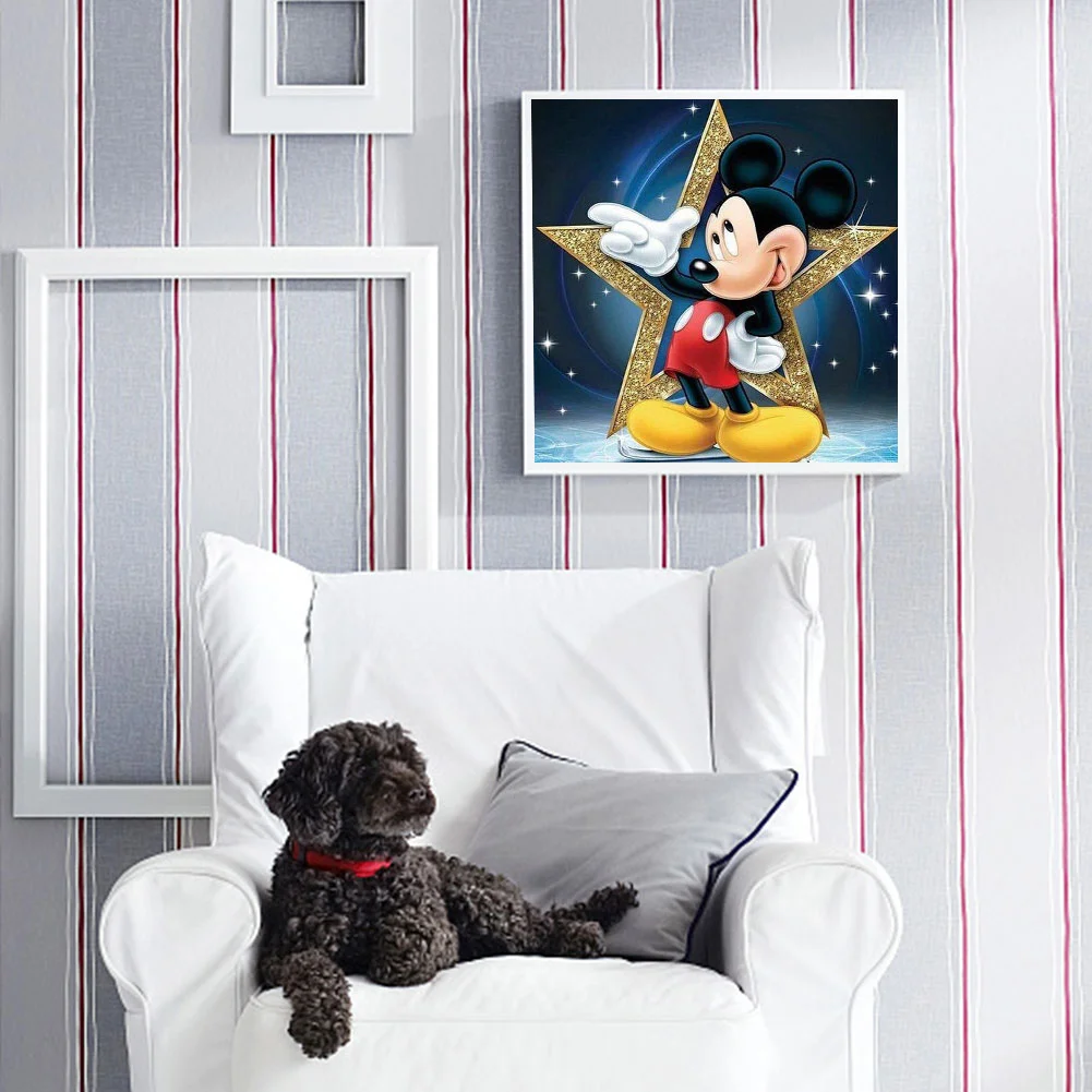 Full Round Diamond Painting 50*50cm - Mickey