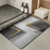 Diatom Mud Drying Water Uptake Mat Modern Home Bathroom