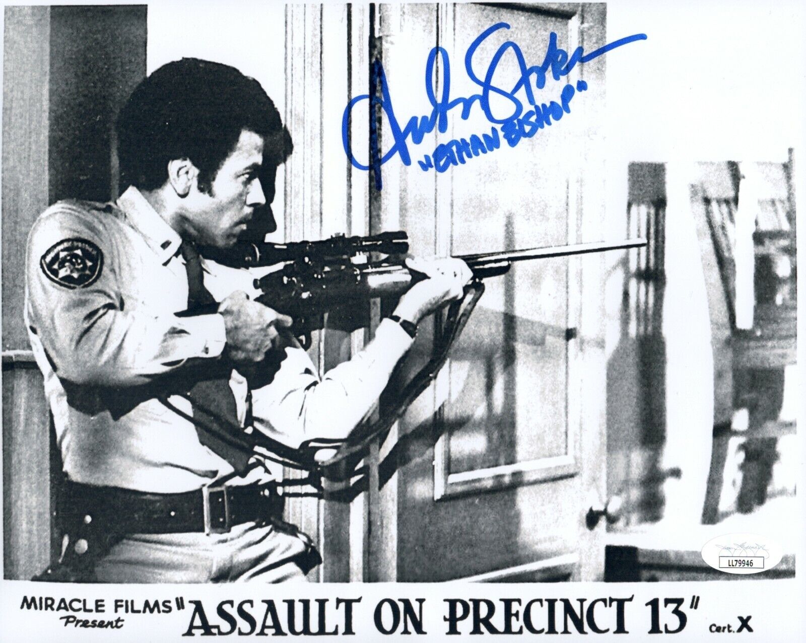 AUSTIN STOKER Signed ASSAULT ON PRECINCT 13 Photo Poster painting 8x10 Autograph JSA COA Cert