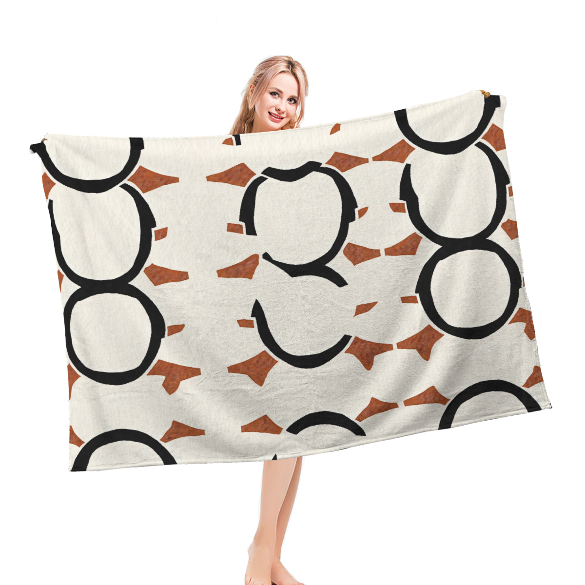 High quality flannel blanket (horizontal version)