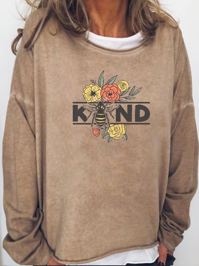 Long Sleeve Crew Neck Be Kind Sweatshirt