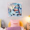 【Limited Stock Sale】Snowman Fishing-11CT Stamped Cross Stitch 40*40cm/15.75*15.75in tapestrymarket