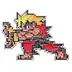 Pixel Fire Warrior