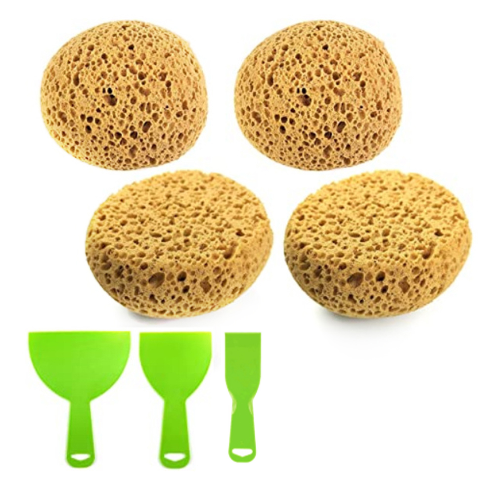 

Repair Seaweed Drywall Texture Sponge Kit for DIY Wall Patch Ceiling (4pcs), 501 Original