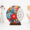 (US Local)Wooden Special Shaped DIY Diamond Painting Moon Perpetual Calendar Decor Kits