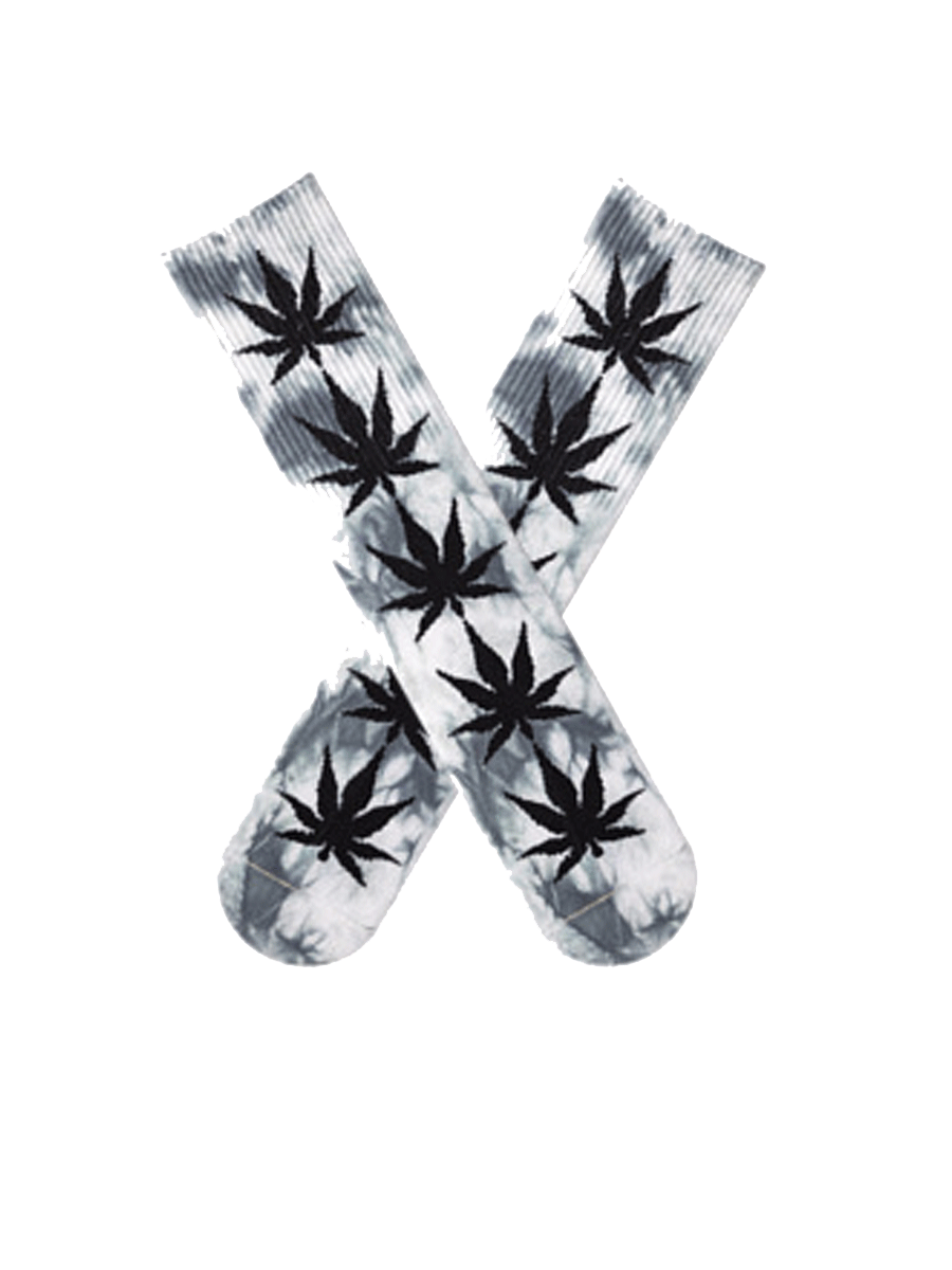 Maple Leaf Tie Dye Trendy Tube Socks